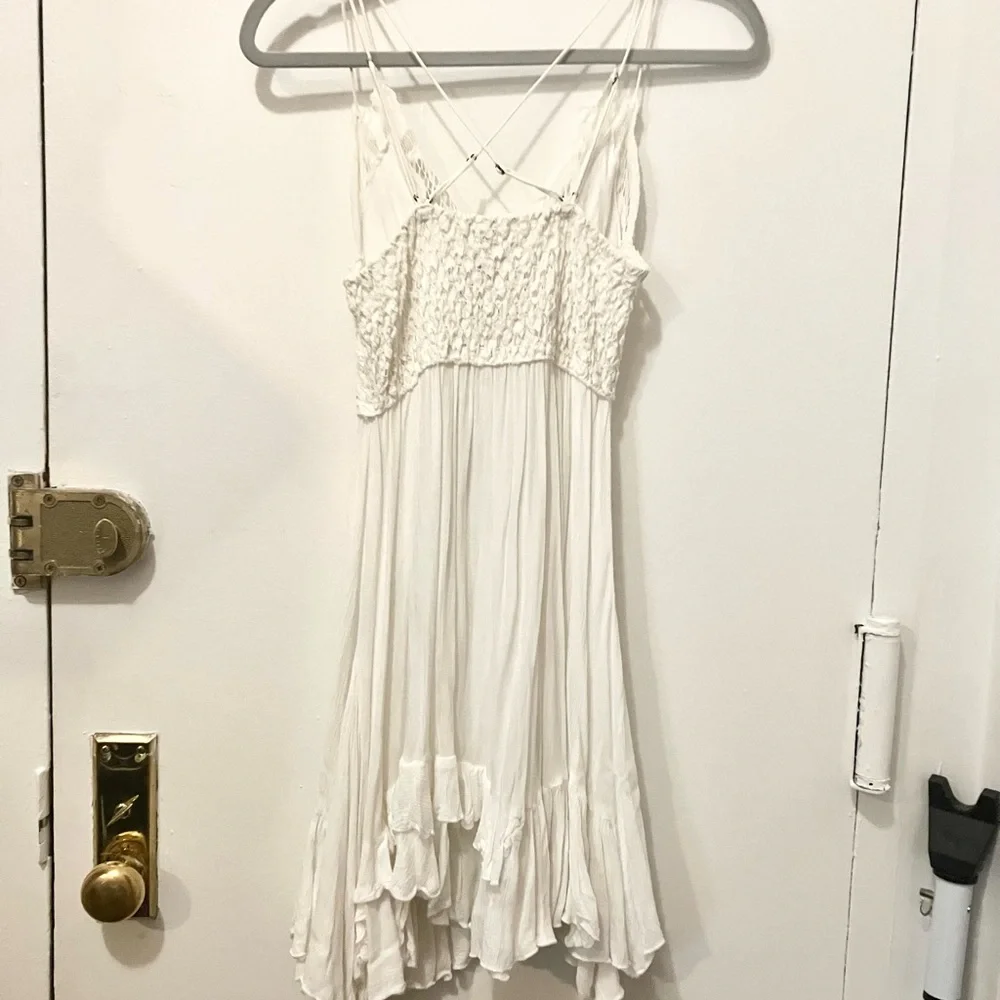 Free People One Adella Slip Dress White Small - Picture 6 of 6